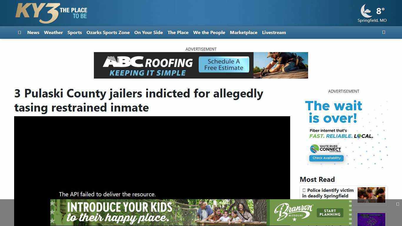 3 Pulaski County jailers indicted for allegedly tasing restrained inmate